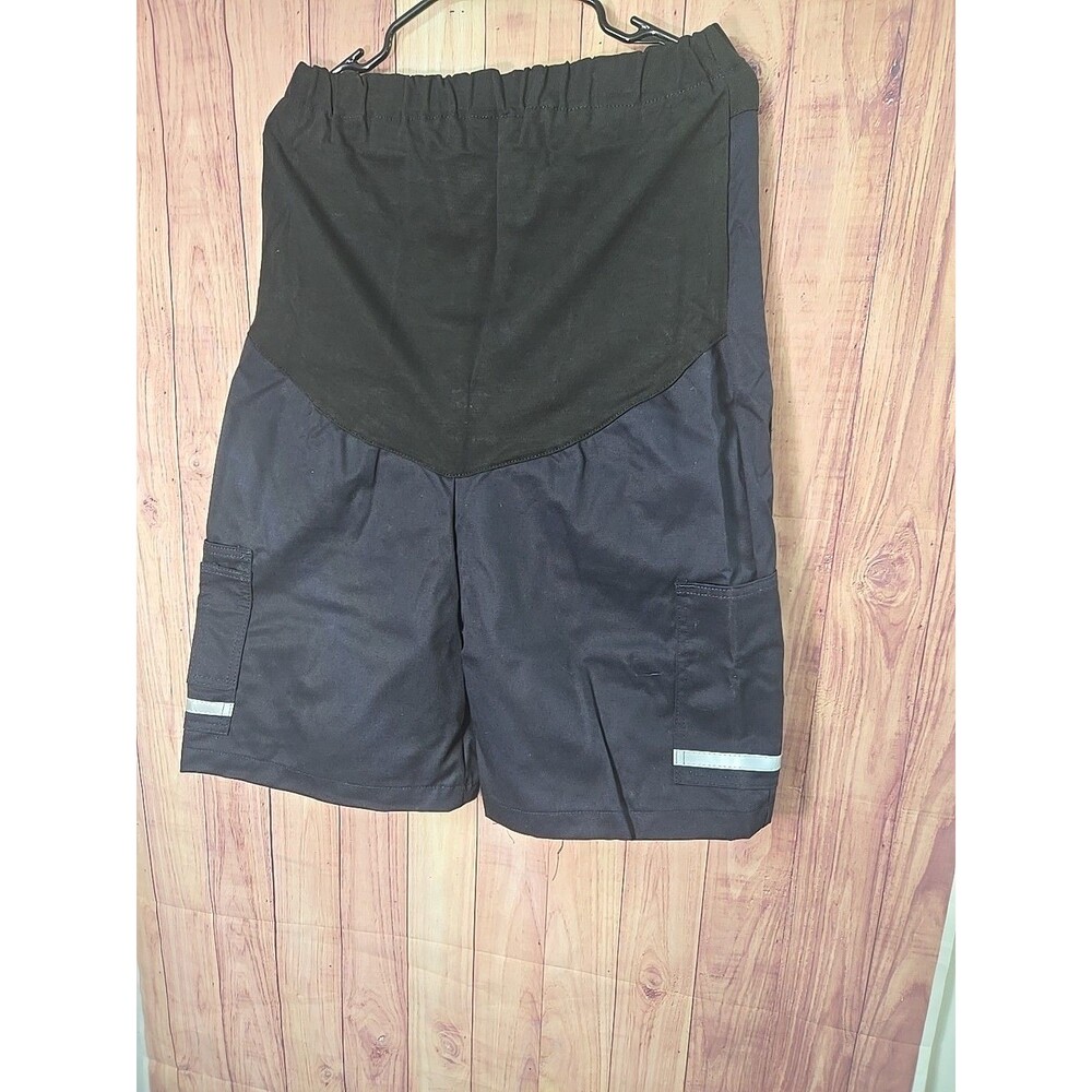 FedEx Maternity Shorts   Blue Cargo Reflective Strip Workwear NEW Size M-09